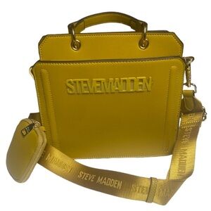 STEVE MADDEN mustard crossbody